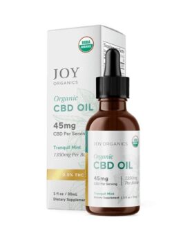 Organic THC-Free CBD Tincture (Tranquil Mint)