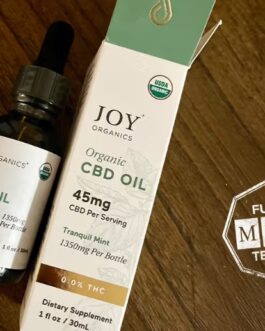 Organic THC-Free CBD Tincture (Tranquil Mint)