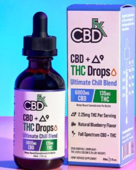 CBDfx Ultra Full Spectrum CBD Tincture for Chill + THC
