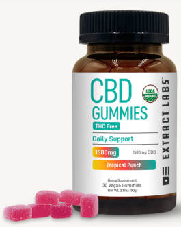 Extract Labs Organic THC Free Gummies